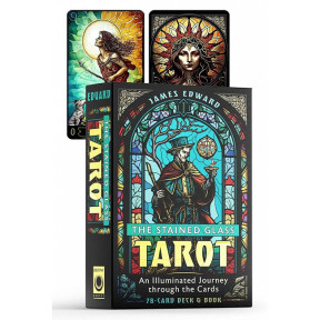 Карти Таро Вітражів: Освітлена Подорож Крізь Карти The Stained Glass Tarot: An Illuminated Journey through the Cards. Destiny Books