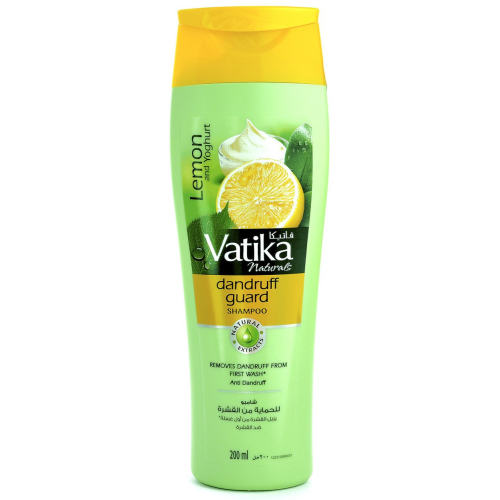 Шампунь освежающий с лимоном против перхоти Dabur Vatika 200 ml