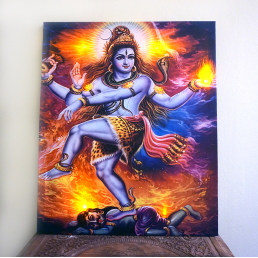 Картина зі світлодіодами Шива Натарадж 5