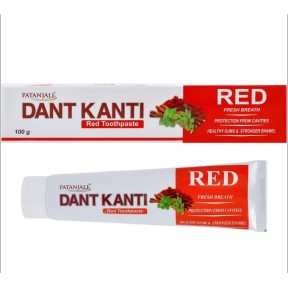 Дент Канті Рід зубна паста Патанджалі (Dant Kanti Red Toothpaste Patanjali) 100 г