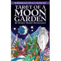 Tarot Of A Moon Garden Borderless Deck & Book Set Cards - Набір безрамкових карт таро "Місячний сад"