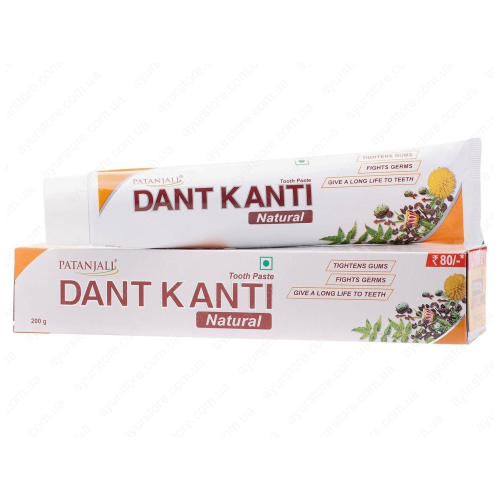 Зубна паста Дант Канті 200 г - Patanjali Dant Kanti Natural Toothpaste