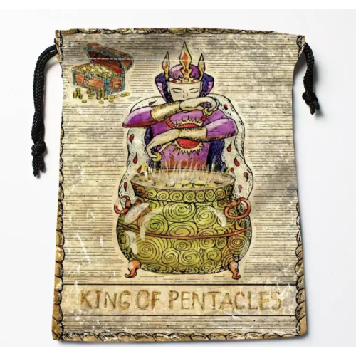 Мішечок для карт таро King of Pentacles Король Пентакль