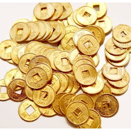 Монета d = 1,4 см. Золотий колір