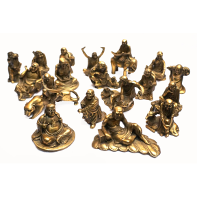 Набор 18 будистских архатов бронза (Цена за 1 шт)