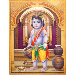 Постер "Индийские боги" Маленький Кришна Jothi A-3666