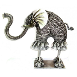 Слон на тонких ніжках металевий