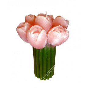Свічка "Букет тюльпанів" рожеві ZEN GARDEN