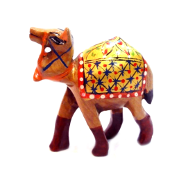 Верблюд дерев'яний із яскравим паланкіном кедр С5633-2