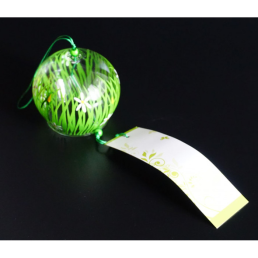 Японський скляний дзвіночок Фурін Трава