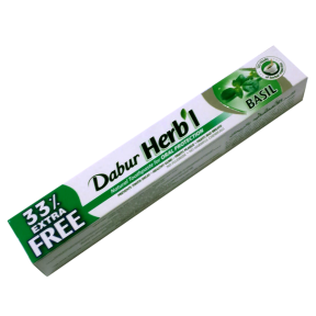 Зубная паста Dabur Herbal Basil 100gm. Базилик ОАЕ