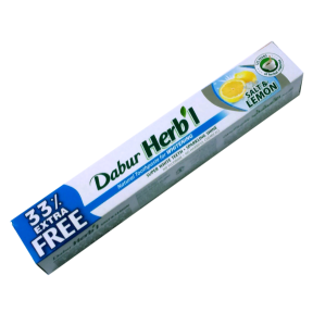 Зубна паста Dabur Herbal Salt+Lemon 80gm. Відбілююча ОАЕ