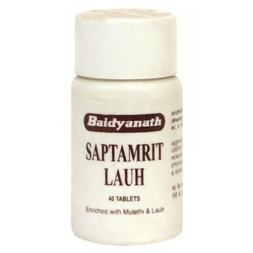 Saptamrit lauh 40 cap Badyanath / Саптамріт Лаухе 40 таб. для зору