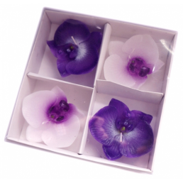 Набір свічок "Орхідеї" 4шт в коробці