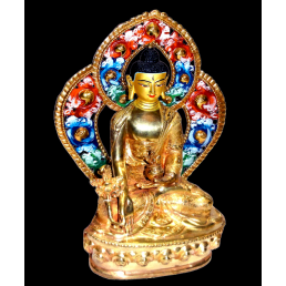 Статуэтка с позолотой Непал Будда Ратнасамбхава