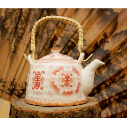 Чайник-заварник Тибет фаянс 900мл арт10