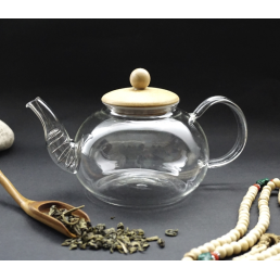Чайник заварювальний для чаю зі скла з металевим ситом 300мл