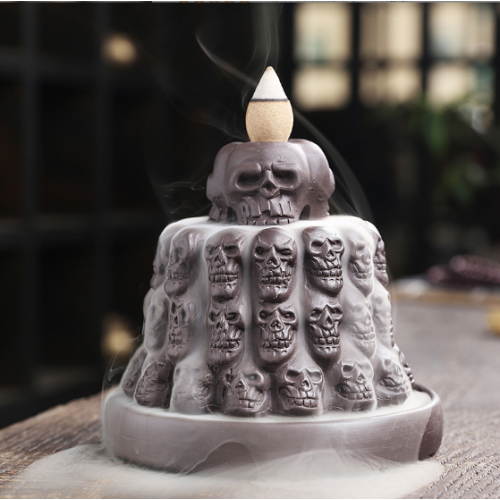 Підставка "Рідкий дим" кераміка "Коло з черепів"