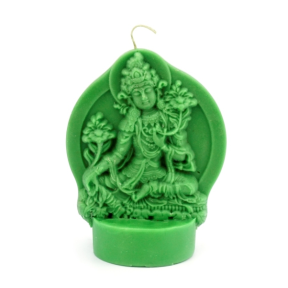 Свічка ритуальна Зелена Тара