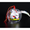 Японський скляний дзвіночок Фурін малий Сімя котів