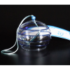 Японський скляний дзвіночок Фурін малий Синя спіраль